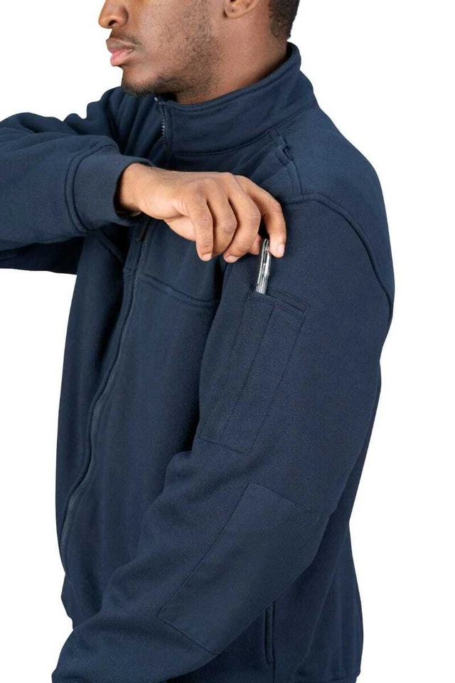 Camisa de trabajo Propper® Station chaqueta polar con cremallera completa con clips de micrófono y bolsillo de radio Foto 3 de 4