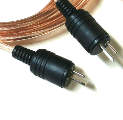 German Made 2-Pin Din Speaker Plugs Male Connectors B&O GRUNDIG Screw Type