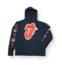 RARE Rolling Stones No Filter Tour 2019 Hoodie Sweatshirt Jagger Size Mens Large