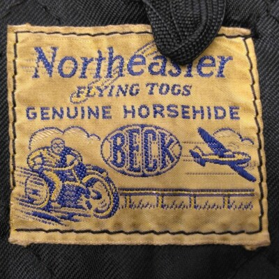 40's 50's VtG Northeaster Flying Togs Horsehide Jacket Schott Beck