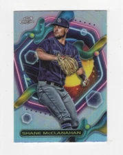 2023 TOPPS COSMIC CHROME REFRACTOR SHANE McCLANAHAN TAMPA BAY RAYS #42