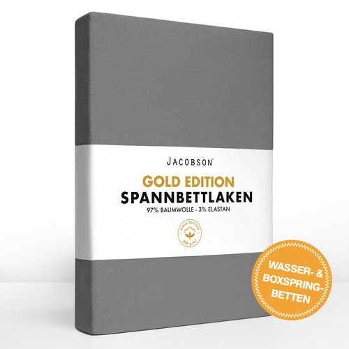 Drap-housse jersey lit à eau sommier drap-housse 200 g/m² GOLD EDITIO - Photo 3/40