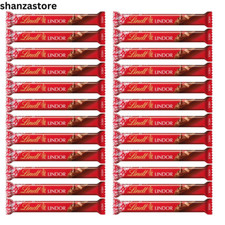 Lindt LINDOR Milk Chocolate Bars 38g ( Pack Of 24 ) | UK Free And Fast Dispatch