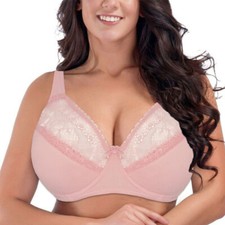 Slightly Padded Plus Size Bra Ladies Bras Underwired Firm Control Sexy Lingerie
