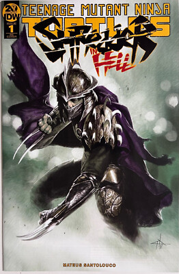 Teenage Mutant Ninja Turtles Shredder in Hell #1 Dell'Otto trade