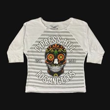 Control Industry Cypress Hill Day of the Dead Raglan Tee, Women's Size XL -Multi