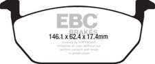 EBC Ultimax Front Brake Pads for Seat Leon Mk3 (5F) 1.4 Turbo (122 BHP) (13>)