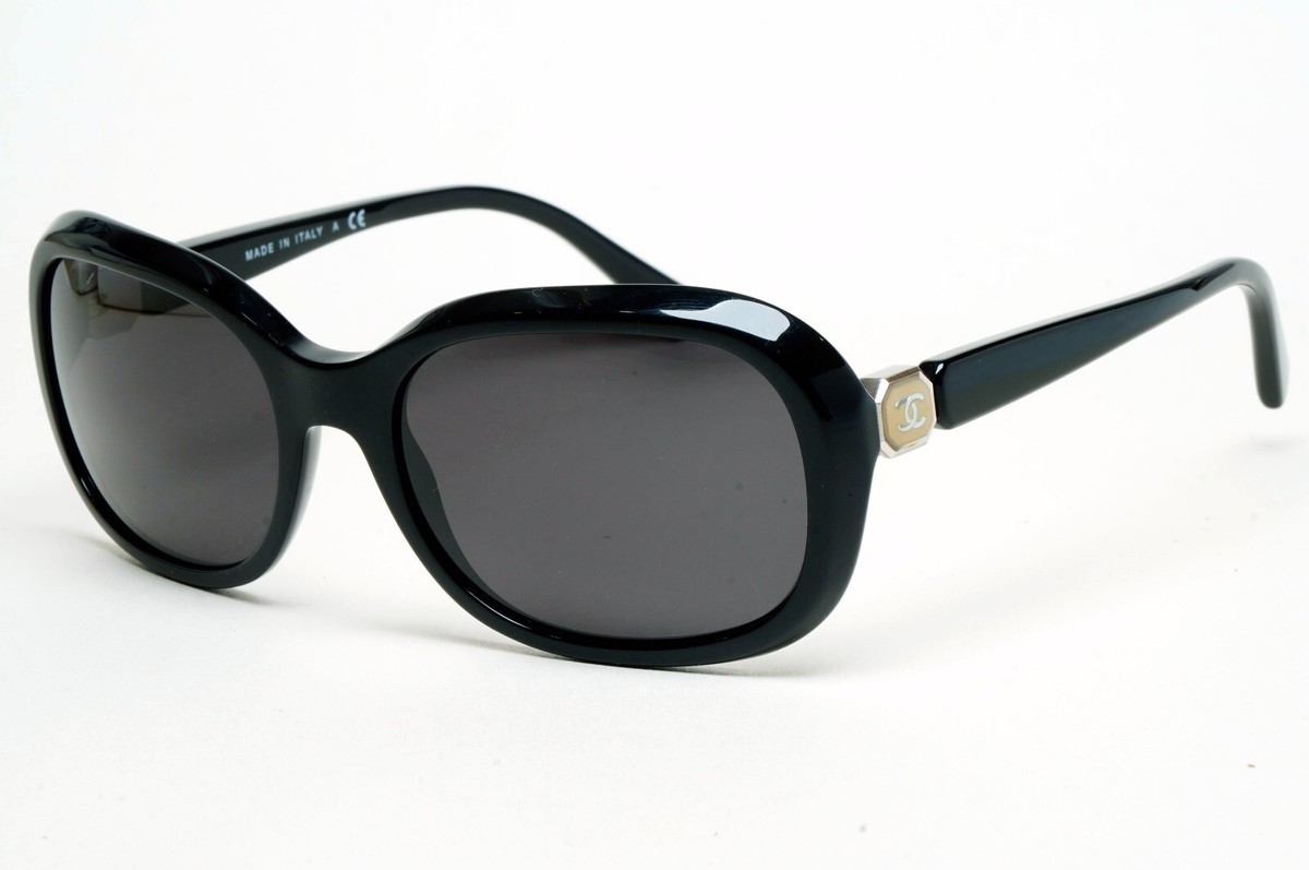 Chanel Sunglasses Black Glossy Square 5286 c.501/S6 56mm 261124 | eBay