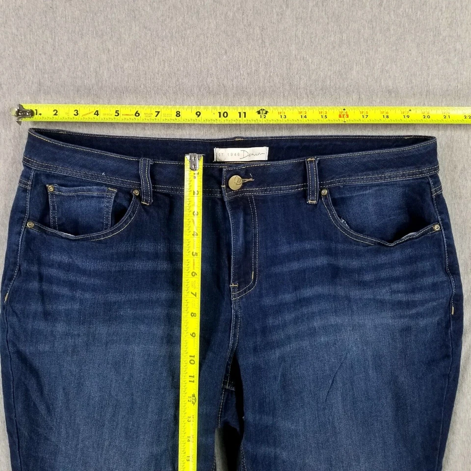 Pantalones de mezclilla para mujer Catherine's talla 18W Plus ajustados al tobillo suaves elásticos Foto 4 de 4