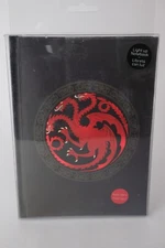 SD Toys Game of Thrones House Targaryen Fire & Blood Light Up Notebook  8"x5.5"