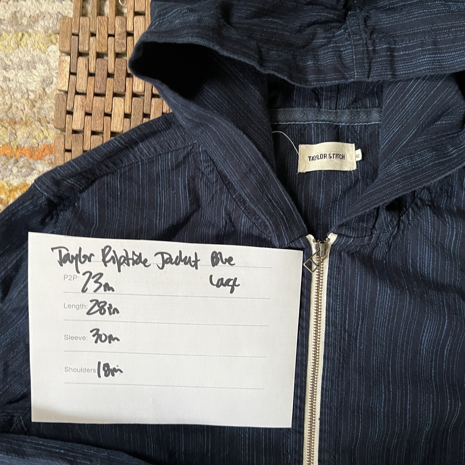 Huckberry Taylor Stitch Riptide Jacket Chambray H… - image 4