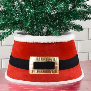 Détails Sur Tappeto Gonna Copertura Base Albero Natalizio Decorazione Cintura Babbo Natale