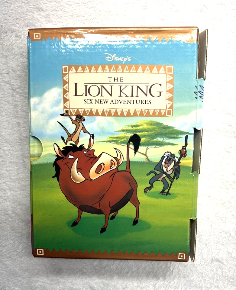 Disney's El Rey León - 6 Nuevas Aventuras (Grolier Books 1994 Juego de 6 Caja Tapa Dura) Foto 3 de 4