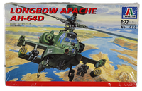 Longbow Apache AH-64D Helikopter Modell Bausatz 1:72 Italerie Aus 1997
