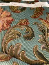 Floral Print cotton fabric by the yard metallic pillows drapery