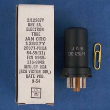 Lampe électronique JAN CRC 12SG7Y