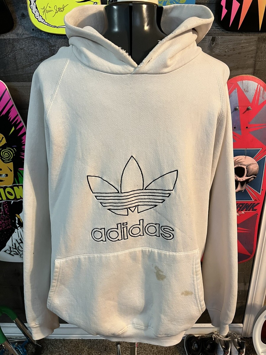 Vintage Adidas Hoodie Sweatshirt Mens L Pullover Trefoil Vintage Adidas Hoodie Sweatshirt Mens L Pullover Trefoil