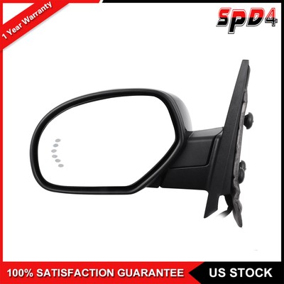 Power Heated Mirror For 07-13 Chevy GMC Puddle Lamp Arrow RH Side Memory