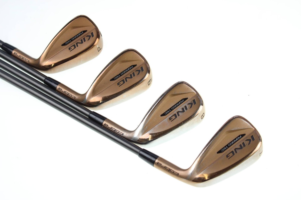 Cobra Forged Tec Copper Iron Set 4-PW Stiff Right-Handed Cobra Forged Tec Copper Iron Set 4-PW Stiff Right-Handed