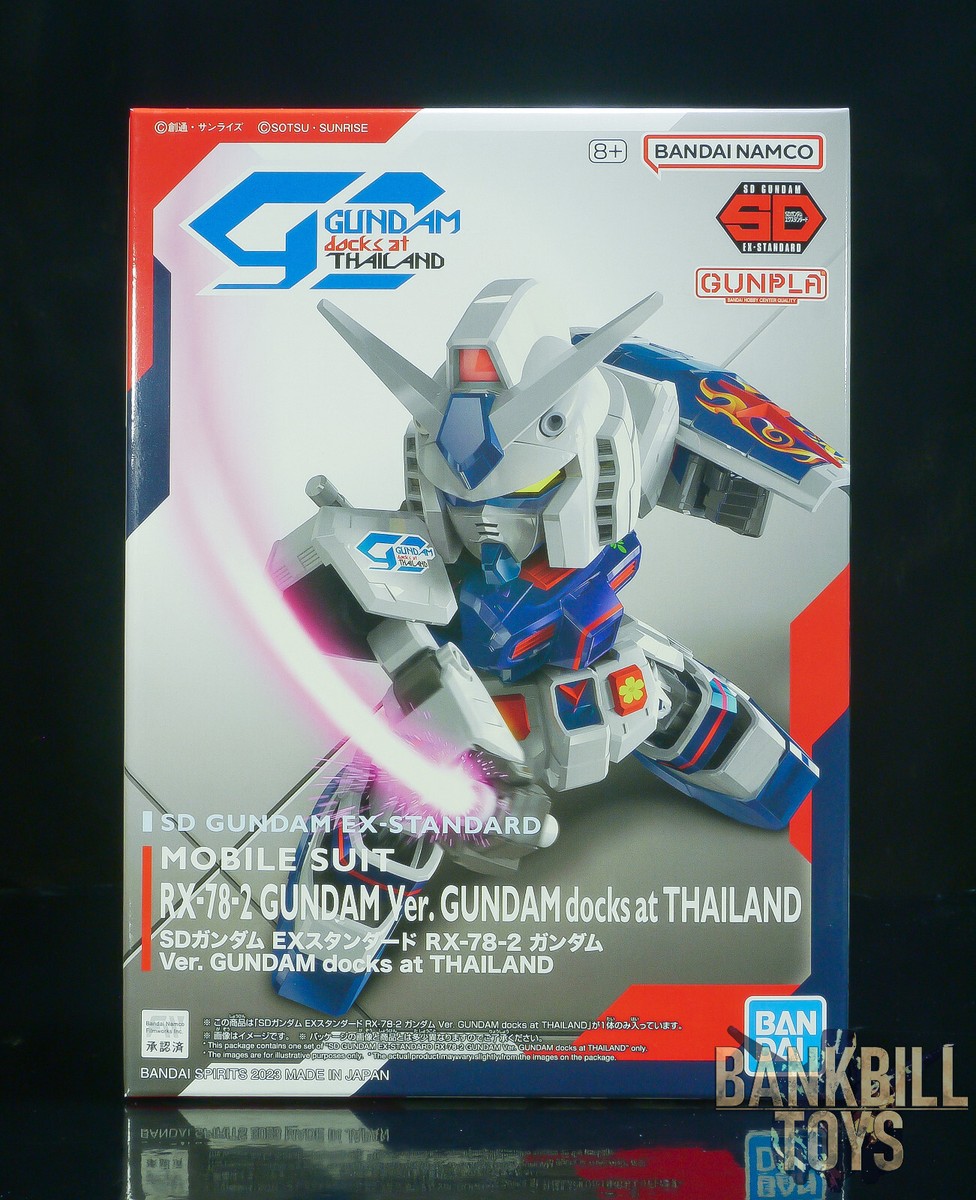 【希少】MG RX-78-2 GUNDAM docks at THAILAND Bandai Gunpla SD GUNDAM EX-STANDARD RX-78-2 GUNDAM Ver. GUNDAM
