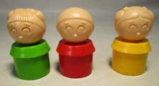 Vintage Tupperware Tuppertoys Figures Lot of 3
