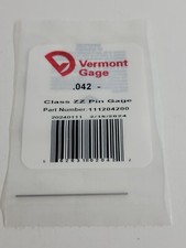 Vermont Gage - 111204200 - .042" Minus - Class ZZ Pin Gage