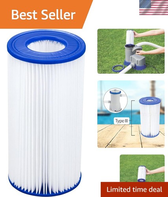 #ad Effortless Cleaning with Flowclear Type III Pool Filter Cartridge Compatible $23.99