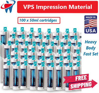 Heavy Body FAST Set, Dental Impression Material, VPS PVS,  100 x 50ml /Bx, MARK3