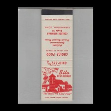 Matchbook Cover Silo Restaurant Farmington, CT