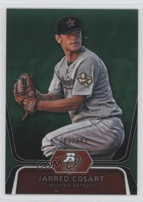 2012 Bowman Platinum Prospects Green Refractor 303/399 Jarred Cosart #BPP81 0l2