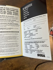 SEGA CD DOUBLE SWITCH GAME COMPLETE CIB REG REGISTRATION CARD BROKEN CASE