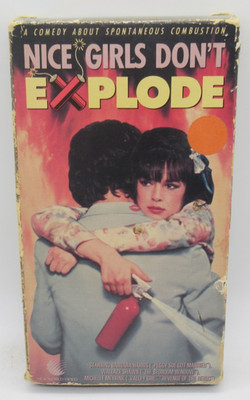 NICE GIRLS DON'T EXPLODE VHS VIDEO MOVIE, BARBARA HARRIS, WALLACE SHAWN MICHELLE