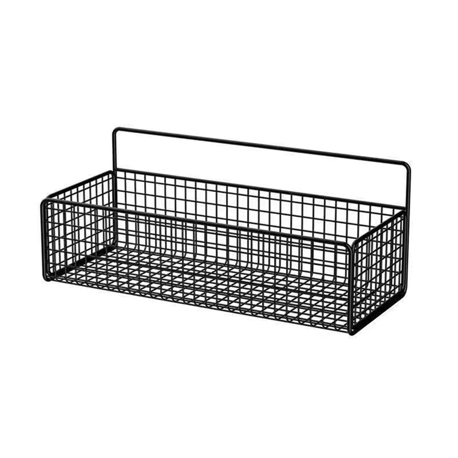 Wall Hanging Storage Rack, Wall Mounted Organizer Hanging Kitchen Baskets Wir...