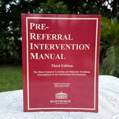 Pre Referral Intervention Manual Third Edition Paperback 2006, Hawthorne  