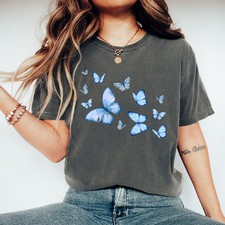Blue Butterfly Comfort T-Shirt