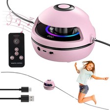 Electric Smart Rope Skipping Device LED Counting Built-in Bluetooth Speaker Gym