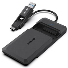 2.5 Inch SATA to USB Tool Free External Hard Drive Enclosure, USB...