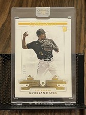 KE’BRYAN HAYES 2021 PANINI FLAWLESS PITT PIRATES GOLD ROOKIE DIAMOND GEM RC /10!
