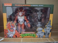 NECA Teenage Mutant TMNT Cartoon TRICERATON INFANTRYMAN & ROADKILL RODNEY Target
