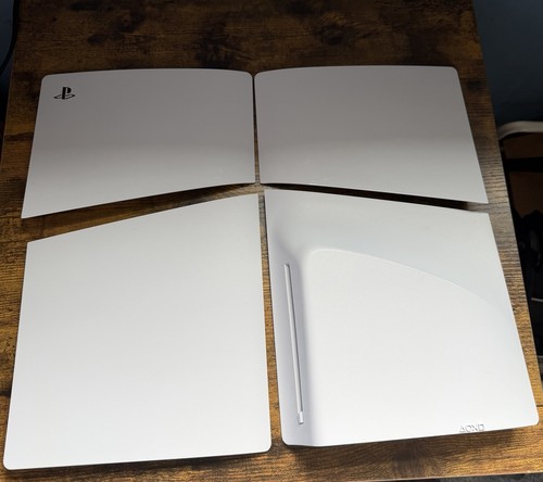 Official Sony PlayStation5 Slim Disk Drive Console Cover Plates Glossy White Ps5