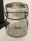 “Atlas E-Z Seal” Squatty Clear Pint Vintage Mason Fruit Jar — photo 1