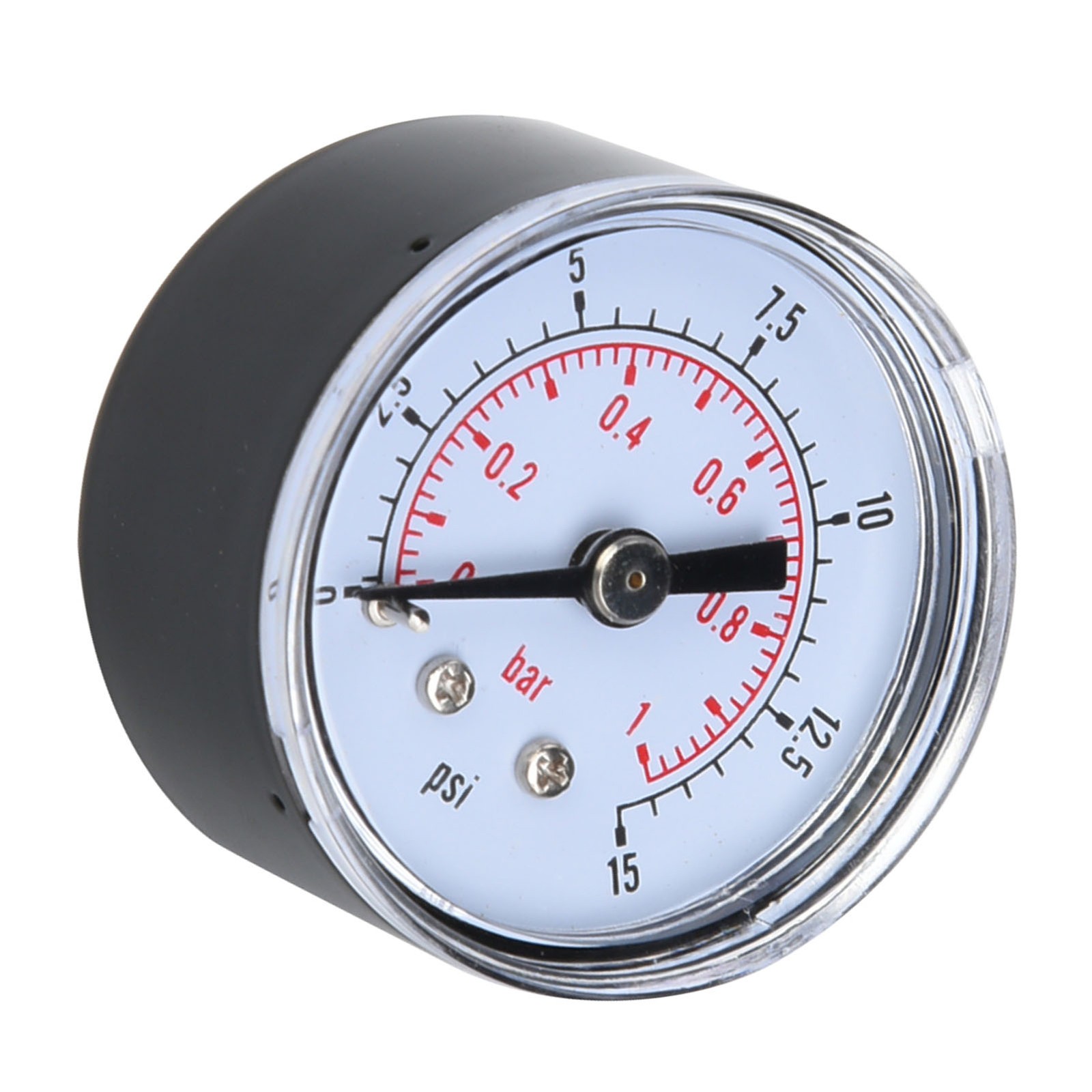 (0-15psi 0-1bar)Pressure Gauge 1/8inch BSPT Mechanical Pressure Gauge Double