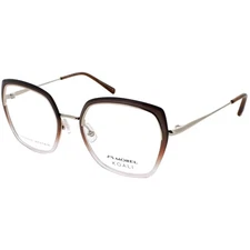 Koali Morel Women's Eyeglasses Brown/Yellow Full Rim Frame Liliana 20096K MD03