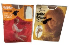 Vintage Kinney  Onli-One Pantyhose Lot Avg/Tall Stretch Nylon  Cotton Blend