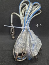 4X Körperkabel SÄBEL FLORETT Transparent Florettkabel Säbelkabel NEU Unbenutzt