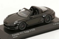 Minichamps 1/43 Porsche 911 992 Targa 4 GTS 2025 Black Edition of 336 pieces.
