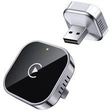 Wireless CarPlay Adapter Converts Wired Connection to Wireless for iPhone