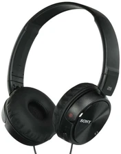 Sony Series Wired On-Ear Headphones Black MDR-ZX110 NEW Open Box