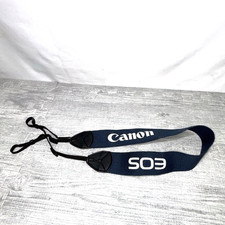 Genuine CANON EOS Camera Strap Blue White