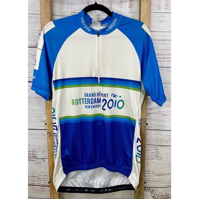 Maillot Cycliste Tour De France 2010 Grand Départ Rotterdam Bleu L